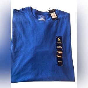 Mens Ralph Lauren Blue Short Sleeve T Shirt, XL NEW WITH TAGS